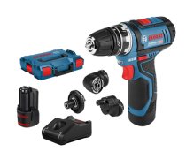 BOSCH Cordless drill/battery charger GSR 12V-15 FC with accessories (06019F6000)