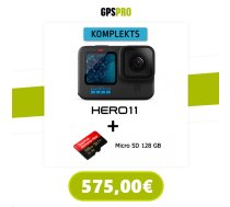 GOPRO HERO11 Black + Sandisk Extreme PRO MicroSD 128 GB sporta kamera