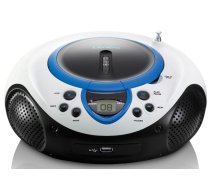 Portable FM radio CD and USB player Lenco, blue (SCD38USBB)