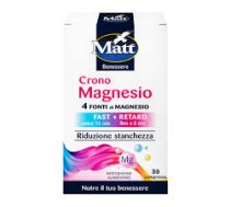 MATT Crono Magnesio, 4 magnesium salts with vitamins B2, B6, D, 30 tab.