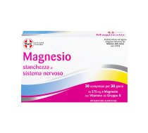 MATT DIVISIONE PHARMA Magnesio, magnis su vitaminais B1, B3, 30 tab.