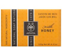 Apivita Natural Soap with Honey & Lavender, 125g
