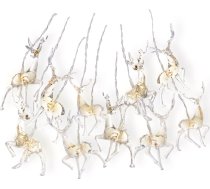 CHREINDEERS Ziemassvētku rotājums LEDLIG/CHREINDEERS/CLEAR/10PCS