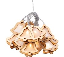 CRALA Ziemassvētku rotājums LEDLIG/CRALA/WOODENBELL/WWH/10PCS