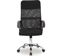 Melns biroja krēsls ar sieta atzveltni 8267M BLACK