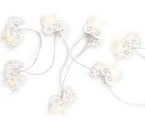 CRALA Ziemassvētku rotājums, balts, iekštelpās LEDLIG/CRALA/WOODENREINDEER/WWH/10PCS