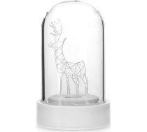 ILUM Ziemassvētku rotājums, balts, klasiskā stilā, lietošanai iekštelpās LEDDECO/ILUM/REINDEER/WWH/1PC