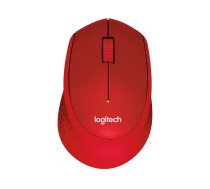 Logitech MOUSE USB OPTICAL WRL M330/SILENT RED 910-004911