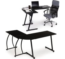 Biroja stūra spēļu galds LOFT skolas galds melns PJJCT0136