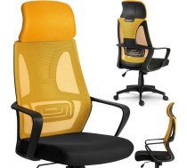 Sofotel Biroja krēsls ar mikro sietu Prāga - dzeltens ART#26633