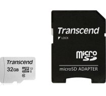Transcend MEMORY MICRO SDHC 32GB W/ADAPT/C10 TS32GUSD300S-A