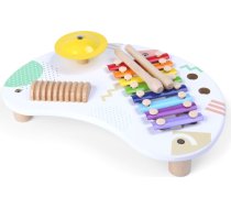 Galds ar instrumentiem, muzikālais galds, šķīvji +18m 3655