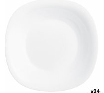 Dziļais šķīvis Luminarc Carine Balts Stikls (Ø 23,5 cm) (24 gb.) ART#56471