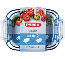 Krāsns trauku komplekts Pyrex Classic Caurspīdīgs Stikls (2 pcs) ART#56012