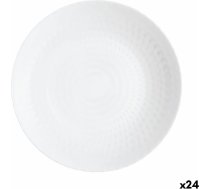 Dziļais šķīvis Luminarc Pampille Balts Stikls (20 cm) (24 gb.) ART#56282