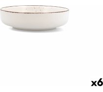 Dziļais šķīvis Quid Duna Bēšs Keramika 18,5 x 5,3 cm (6 gb.) ART#56674
