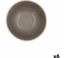 Bļoda Bidasoa Gio 15 x 4 cm Keramika Pelēks (6 gb.) ART#56575