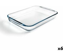 Krāsns Trauks Pyrex Classic Vidrio Caurspīdīgs Stikls Taisnstūra 40 x 27 x 6 cm (6 gb.) ART#62968