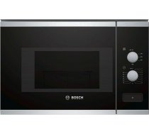 Iebūvēta mikroviļņu krāsns BOSCH BFL520MS0 20 L 800W Melns Melns/Sudrabains 800 W 20 L ART#60588