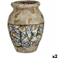Dekoratīva figūra dārzam Vāze Polirezīns 25 x 32,5 x 25 cm (2 gb.) ART#77100