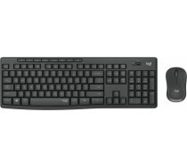 Klaviatūra un Bezvadu Pele Logitech MK295 Francūzis Melns Pelēks AZERTY ART#72793