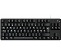 Klaviatūra Logitech G413 TKL SE USB Melns Aizmugurgaismojums Spēles AZERTY ART#78935