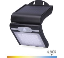 Sienas gaisma EDM Kustības Sensors Solārais Melns 2 W 220 Lm (6500 K) ART#77578