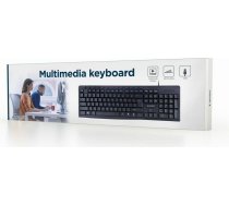 Klaviatūra GEMBIRD KB-UM-107 Qwerty US Melns ART#81530