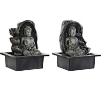 Dārza strūklaka DKD Home Decor 21 x 17,5 x 25 cm Buda Sveķi Austrumniecisks (2 gb.) ART#86242