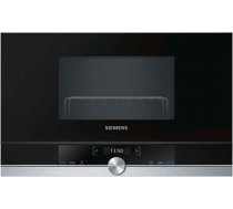 Iebūvēta mikroviļņu krāsns Siemens AG BE634LGS1 21 L 900W 900 W Melns Melns/Pelēks 21 L ART#85642