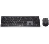 Klaviatūra GEMBIRD KBS-ECLIPSE-M500-ES Melns QWERTY Qwerty US ART#81454