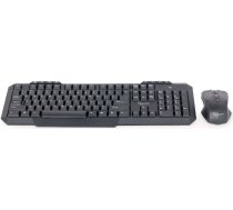 Klaviatūra un Pele GEMBIRD KBS-WM-02 Melns Monohromatiskais QWERTY Qwerty US ART#85014