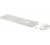Klaviatūra un Bezvadu Pele HP 650 Balts Spāņu Qwerty ART#85974