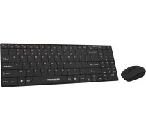 Klaviatūra un Pele Esperanza EK122K Melns QWERTY ART#81499
