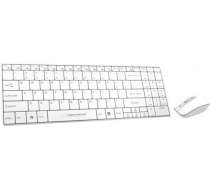 Klaviatūra un Pele Esperanza EK122W Balts QWERTY ART#81519