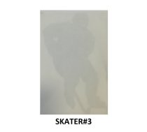 HOKEJAM.LV Spēlētāja Uzlīme Maza Krāsa SUDRABA Modelis SKATER#3