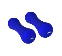 AVENTO Hanteles 2x3kg Krāsa ZILS