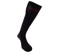 CCM Proline Bamboo Knee Hokeja Zeķes Krāsa MELNS Apavu izmērs 41-43