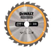 Zāģripa CONSTRUCTION 250x30mm 24T DT1956-QZ DEWALT