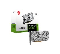 Graphics Card|MSI|NVIDIA GeForce RTX 4060|8 GB|GDDR6|128 bit|PCIE 4.0 8x|Dual Slot Fansink|1xHDMI|3xDisplayPort|RTX4060VEN2XWHITE8GOC