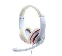 HEADSET STEREO WHITE/MHS-03-WTRD GEMBIRD