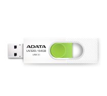 MEMORY DRIVE FLASH USB3.1 64GB/WHITE AUV320-64G-RWHGN ADATA