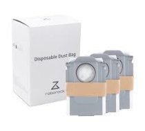 Vacuum Cleaner Accessory ROBOROCK Disposable Dust Bag 3-pack White For OC0/Q70+/Q70 Max+/OC5/Q75+/Q75 Max+/Q55+/O35/S75 MaxV Ultra/S70 Pro Ultra/S80 Pro Ultra/S85 Pro Ultra/OC0-D/S80+/Q80 Max+/OC5-D/S85+/Q85 Max+/Q55 Pro+/S70 Max Ultra/S75 Max Ultra/Q55 Max+/Q55 DuoRoller+ 8.02.0215