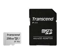 MEMORY MICRO SDXC 256GB W/ADAP/C10 TS256GUSD300S-A TRANSCEND