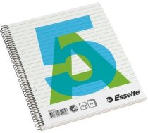 Exercise book with spiral Esselte, A5/70, lined, soft cover 0722-104