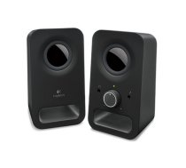 Logitech Z150 Stereo Speakers, 2.0, Wired, 3.5 mm jack, Black