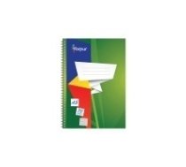 Exercise book with spiral Forpus, A5/70, Squared, soft cover 0722-004