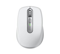 Logitech MX Anywhere 3S Mouse - RF Wireless + Bluetooth, Laser, 8000 DPI, Pale Grey (White)