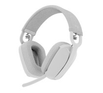 Logitech Zone Vibe 100 Wireless Headphones, Bluetooth, Off-White