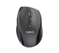 Logitech Marathon M705 Wireless Mouse, RF Wireless, 1000 DPI, Black/Grey